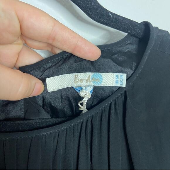 NEW Boden Selina Black Fit And Flare Dress Size 2 - Picture 3 of 7